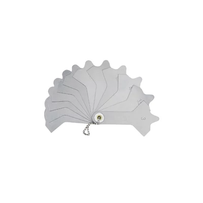 Hegesztési varratmérő sablon, 3-12mm, 12 részes