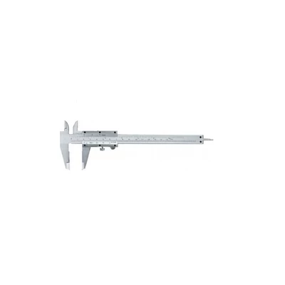 Tolómérő alsó rögzítőcsavarral, 150mm/0,05mm, DIN 862